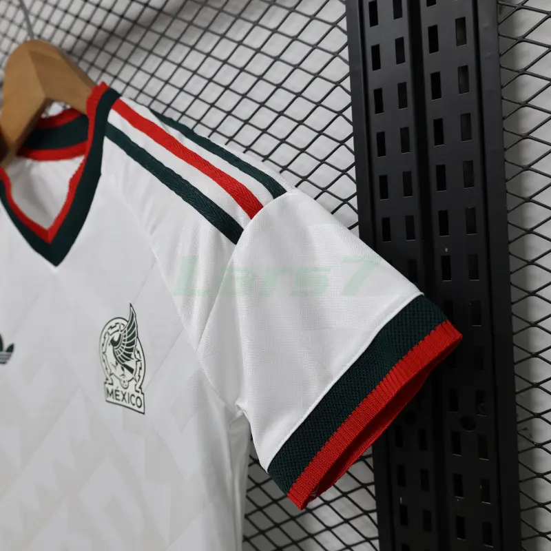 Camiseta México 2ª Equipación Mundial 2026 Blanco Mujer (EDICIÓN JUGADOR)