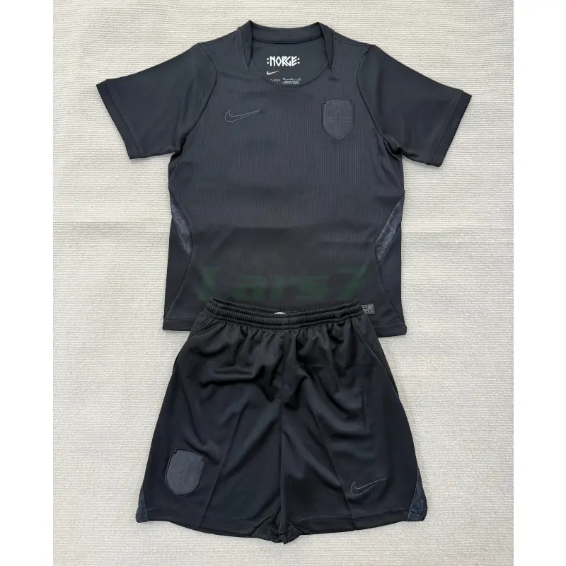Camiseta Noruega 2ª Equipación Mundial 2026 Negro