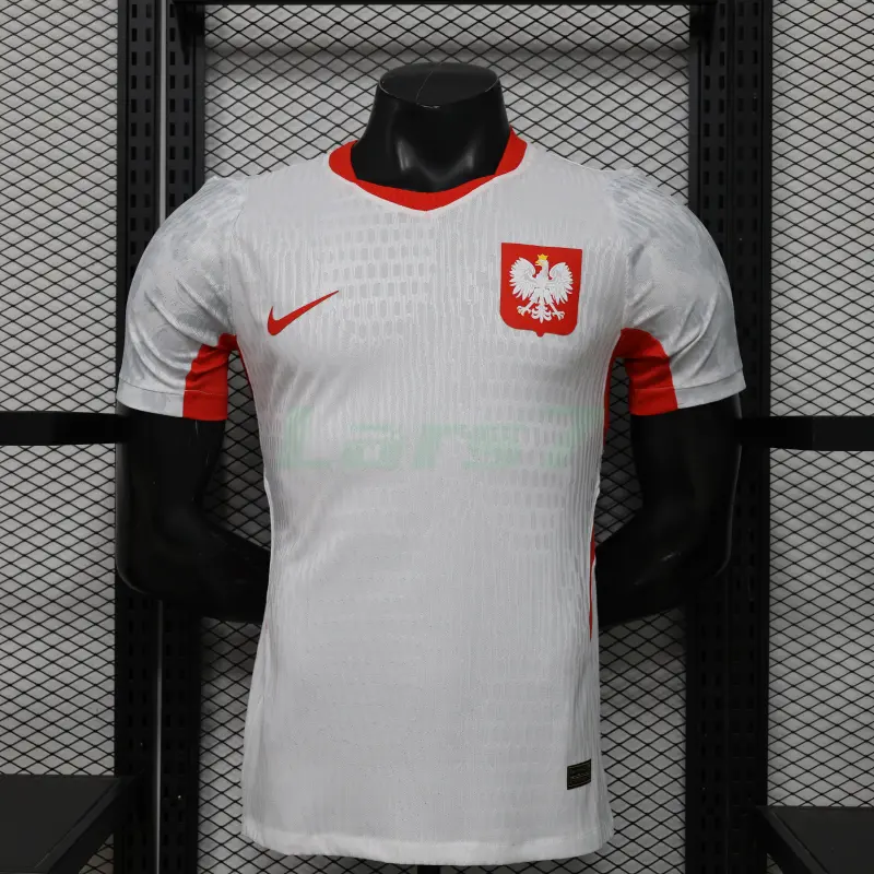 Camiseta Polonia 1ª Equipación Mundial 2026 Blanco (EDICIÓN JUGADOR)