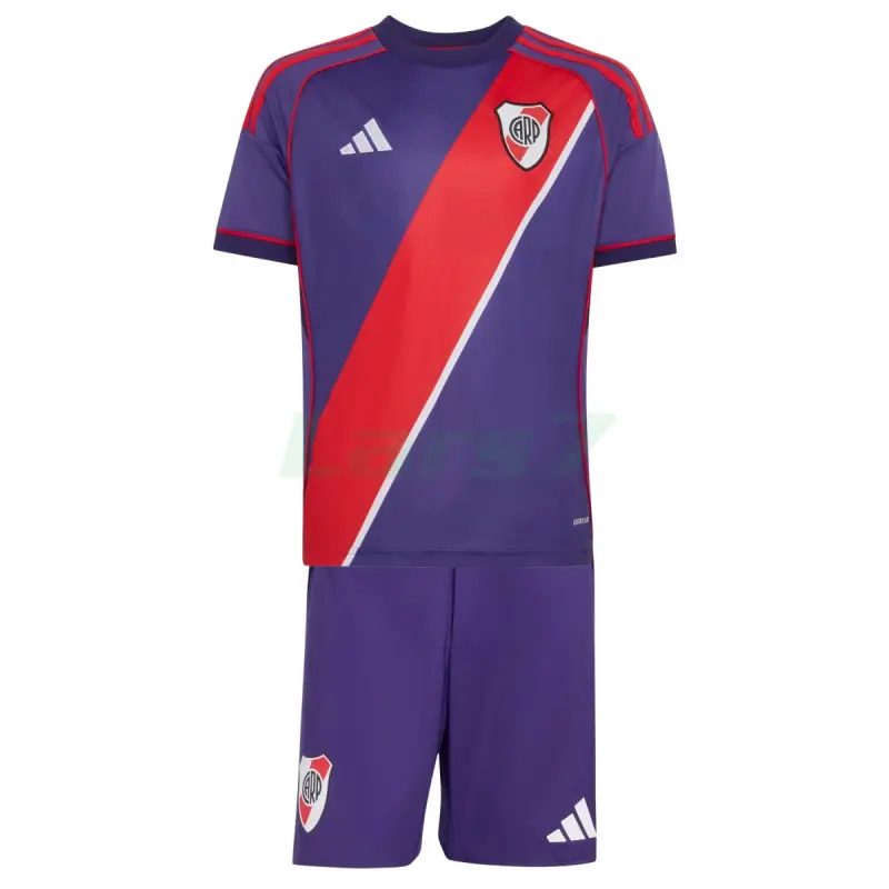 Camiseta River Plate 4ª Equipación 2026/2027 Morado/Rojo/Blanco Niño Kit