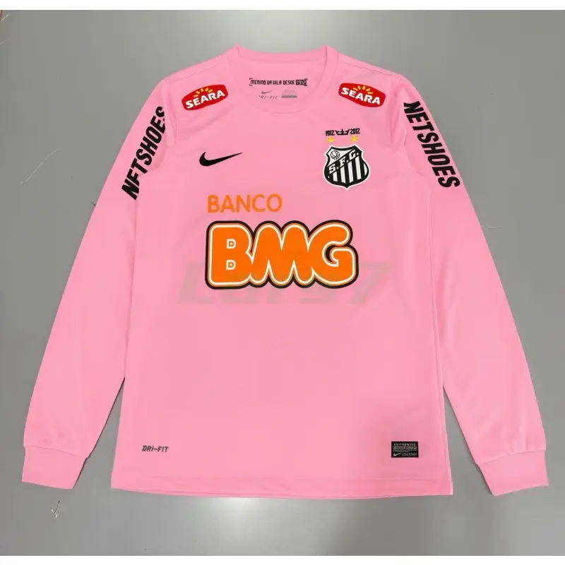 Camiseta Santos FC Retro 2012/2013 ML Rosa