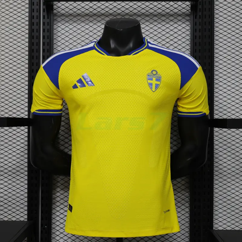 Camiseta Suecia 1ª Equipación Mundial 2026 Amarillo (EDICIÓN JUGADOR)