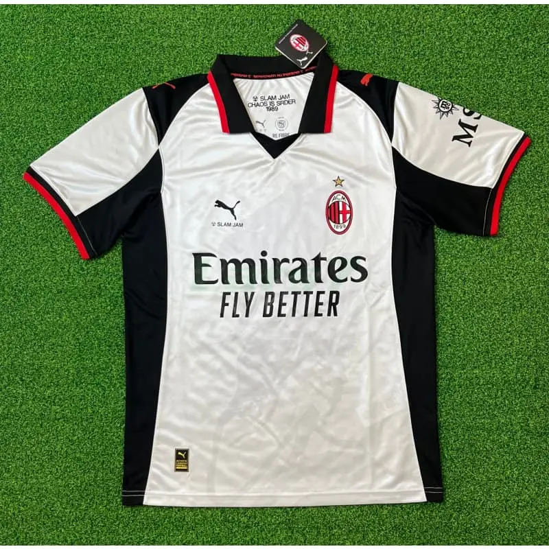 Camiseta AC Milan x Slam Jam 2026/2027 Edición Especial Plata