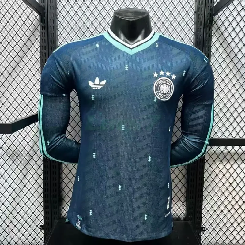 Camiseta Alemania 2ª Equipación Mundial 2026 ML Azul (EDICIÓN JUGADOR)