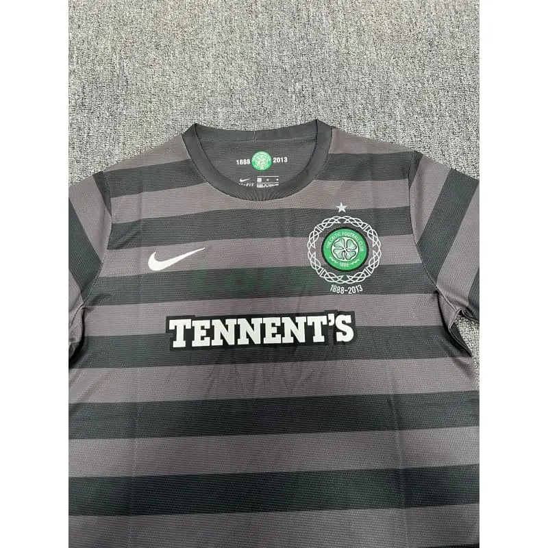 Camiseta Celtic 2ª Equipación Retro 2012/2013 Gris/Negro
