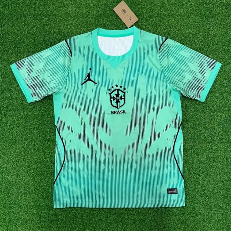 Camiseta de Portero Brasil Mundial 2026 Verde Menta