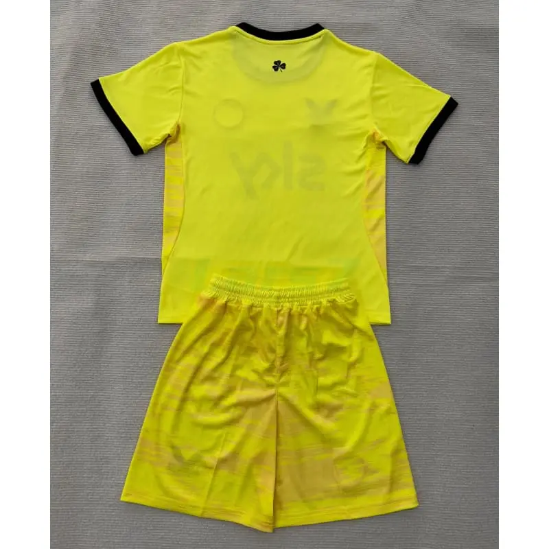 Camiseta de Portero Irland 2ª Equipación Mundial 2026 Amarillo Niño Kit
