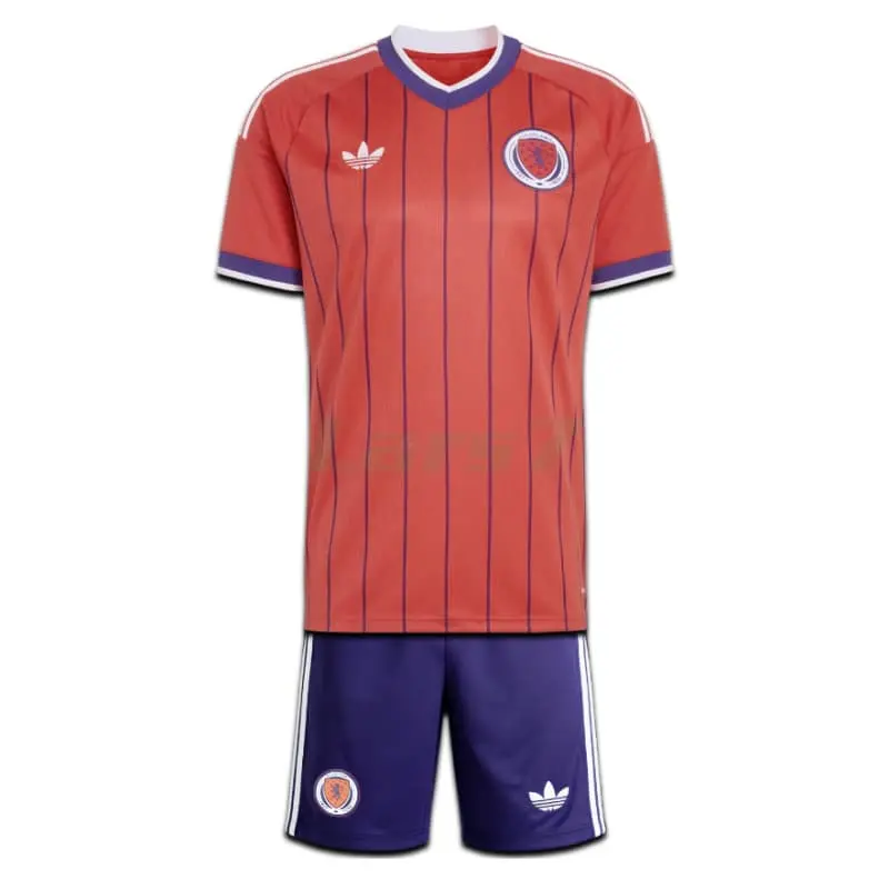Camiseta Escocia 2ª Equipación Mundial 2026 Rosa Niño Kit