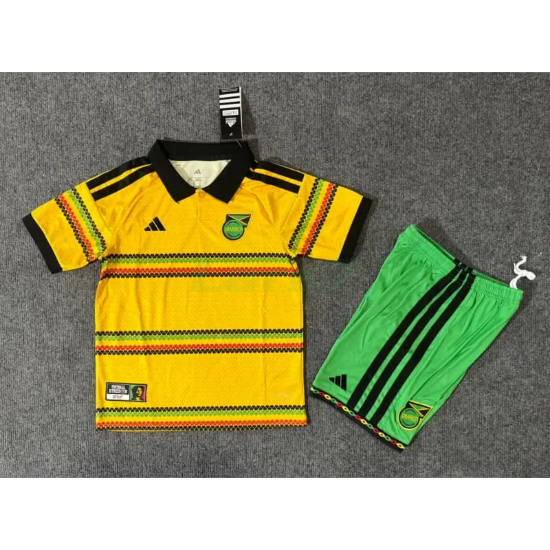 Camiseta Jamaica 1ª Equipación Mundial 2026 Amarillo Niño Kit