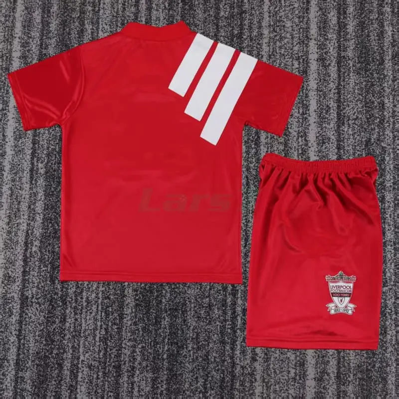 Camiseta Liverpool 1ª Equipación Retro 1992/1993 Rojo Niño Kit