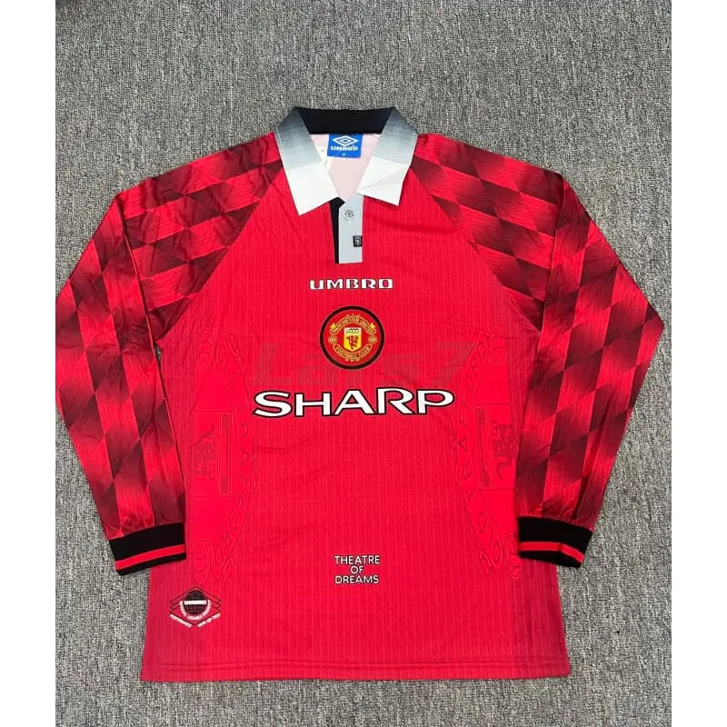 Camiseta Manchester United 1ª Equipación Retro 1996/1998 ML Rojo