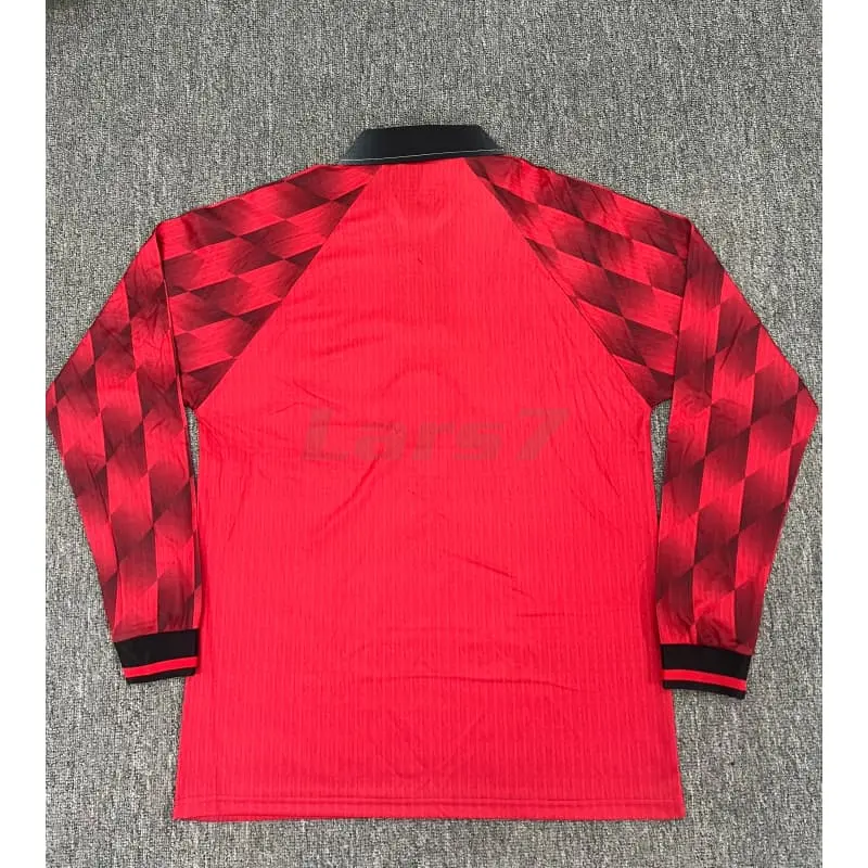 Camiseta Manchester United 1ª Equipación Retro 1996/1998 ML Rojo
