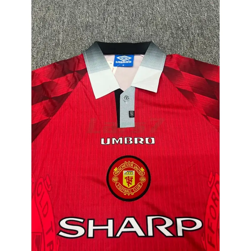 Camiseta Manchester United 1ª Equipación Retro 1996/1998 ML Rojo