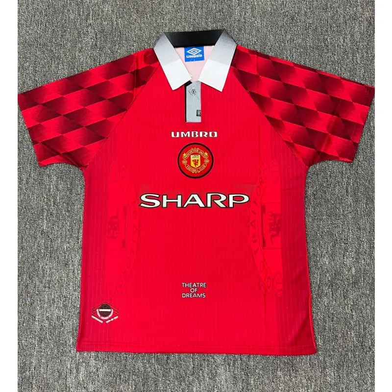 Camiseta Manchester United 1ª Equipación Retro 1996/1998 Rojo