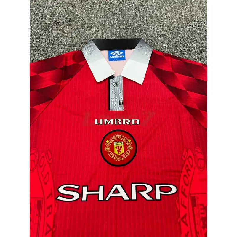 Camiseta Manchester United 1ª Equipación Retro 1996/1998 Rojo
