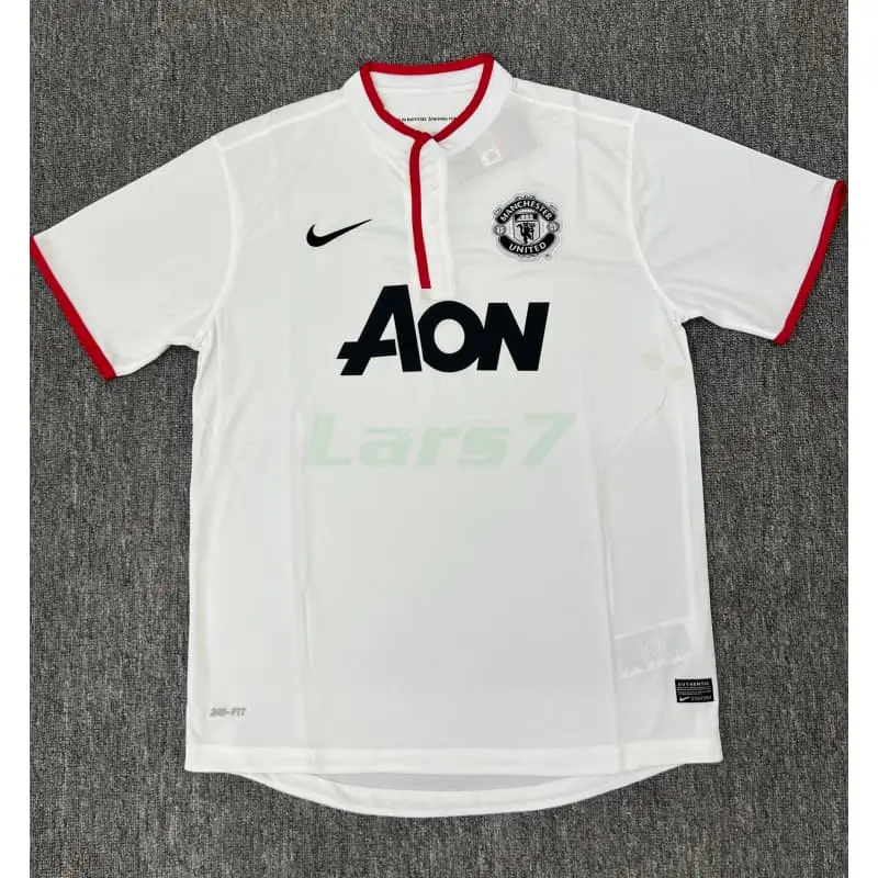 Camiseta Manchester United 2ª Equipación Retro 2012/2013 Blanco