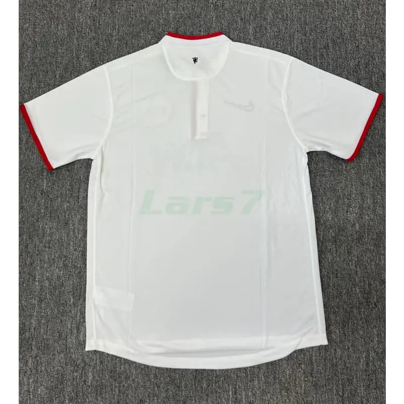 Camiseta Manchester United 2ª Equipación Retro 2012/2013 Blanco