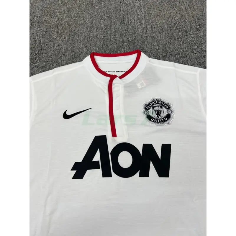 Camiseta Manchester United 2ª Equipación Retro 2012/2013 Blanco
