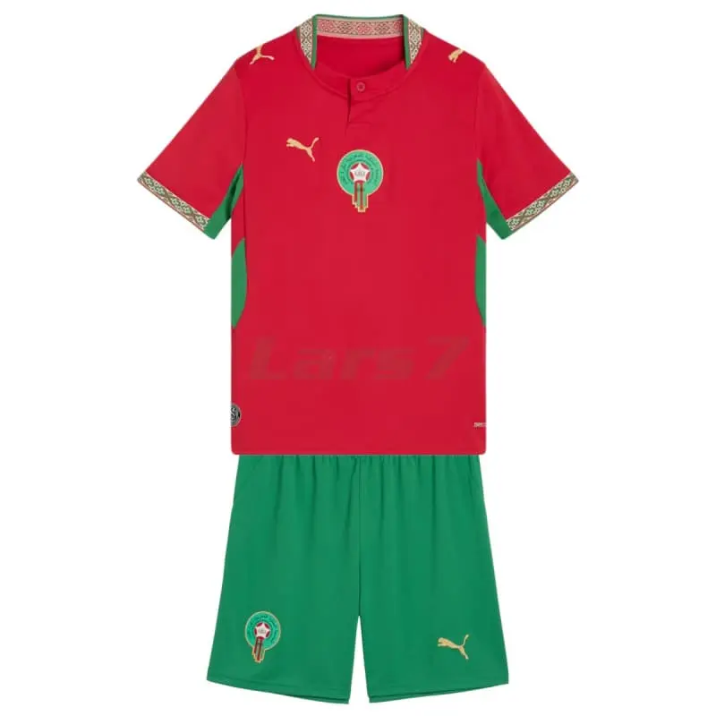 Camiseta Marruecos 1ª Equipación Mundial 2026 Rojo Niño Kit