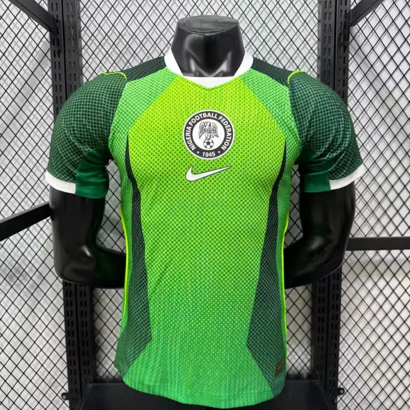 Camiseta Nigeria 1ª Equipación Mundial 2026 Verde (EDICIÓN JUGADOR)