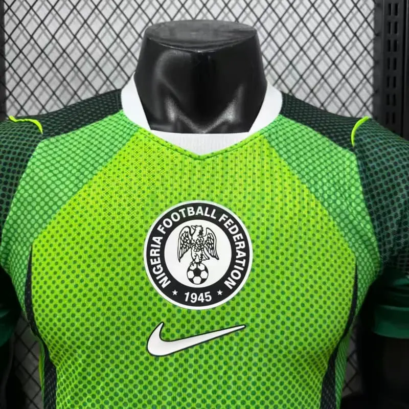 Camiseta Nigeria 1ª Equipación Mundial 2026 Verde (EDICIÓN JUGADOR)