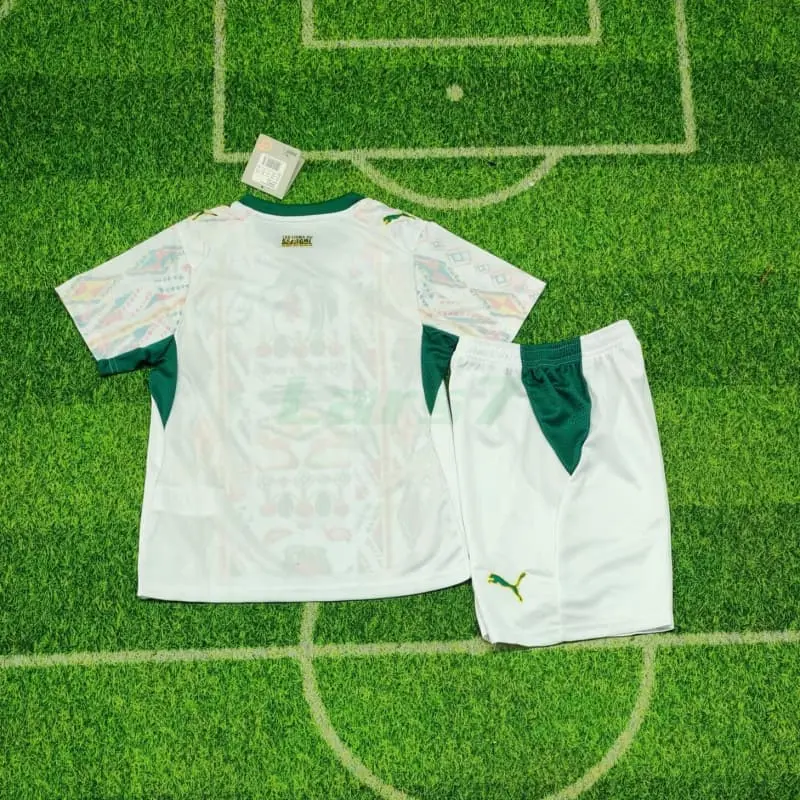 Camiseta Senegal 1ª Equipación Mundial 2026 Blanco Niño Kit