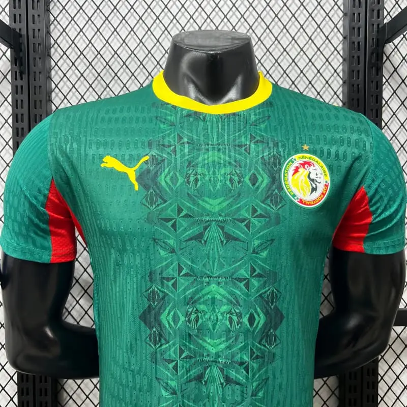 Camiseta Senegal 2ª Equipación Mundial 2026 Verde (EDICIÓN JUGADOR)