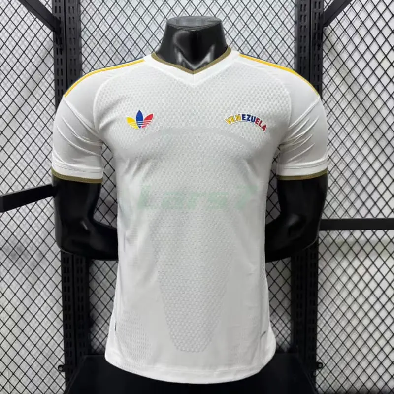 Camiseta Venezuela 2ª Equipación Mundial 2026 Blanco (EDICIÓN JUGADOR)