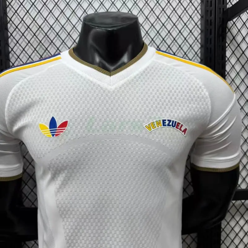 Camiseta Venezuela 2ª Equipación Mundial 2026 Blanco (EDICIÓN JUGADOR)