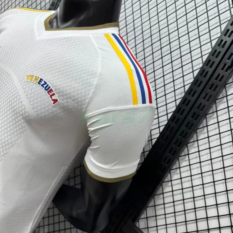 Camiseta Venezuela 2ª Equipación Mundial 2026 Blanco (EDICIÓN JUGADOR)