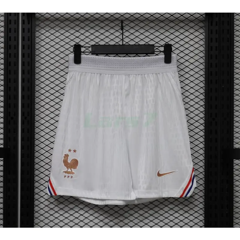 Pantalón Corto Francia 1ª Equipación Mundial 2026 Blanco (EDICIÓN JUGADOR)
