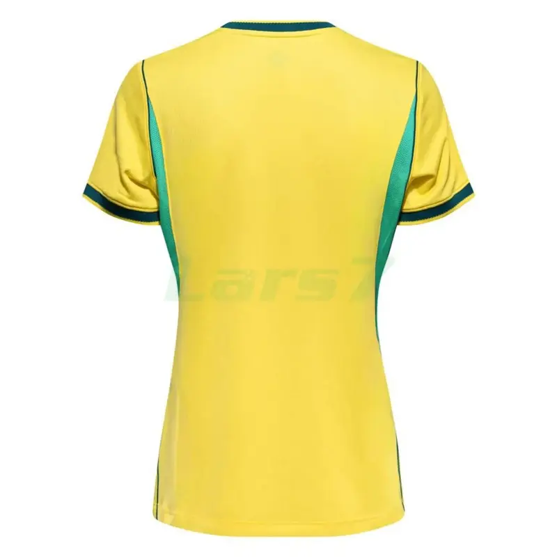 Camiseta Brasil 1ª Equipación Mundial 2026 Amarillo Mujer