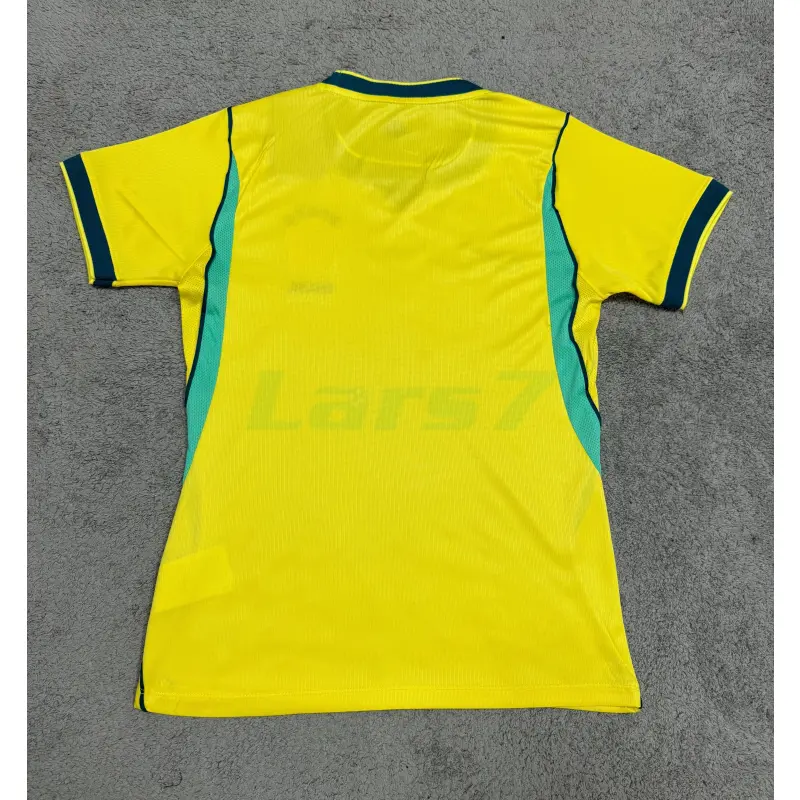 Camiseta Brasil 1ª Equipación Mundial 2026 Amarillo Mujer