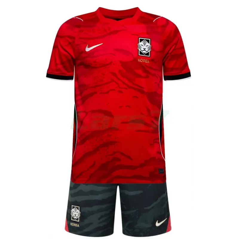 Camiseta Corea del Sur 1ª Equipación Mundial 2026 Rojo Niño Kit