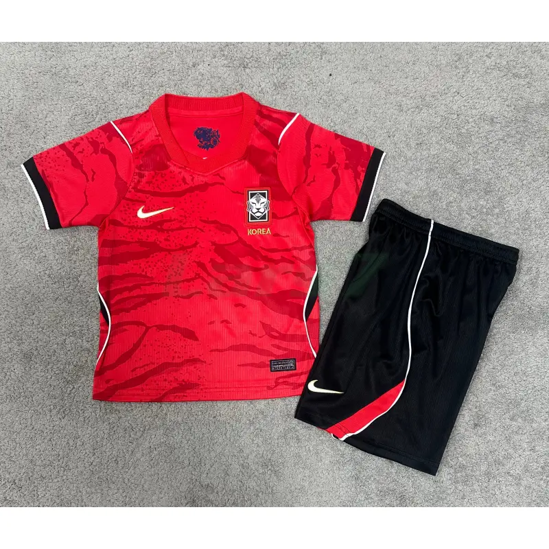 Camiseta Corea del Sur 1ª Equipación Mundial 2026 Rojo Niño Kit