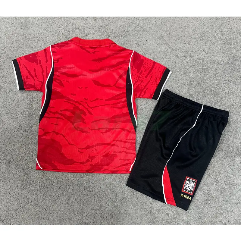 Camiseta Corea del Sur 1ª Equipación Mundial 2026 Rojo Niño Kit