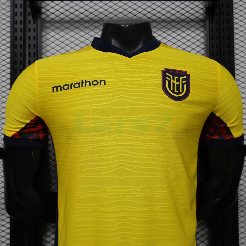 Camiseta Ecuador 1ª Equipación Mundial 2026 Amarillo (EDICIÓN JUGADOR)