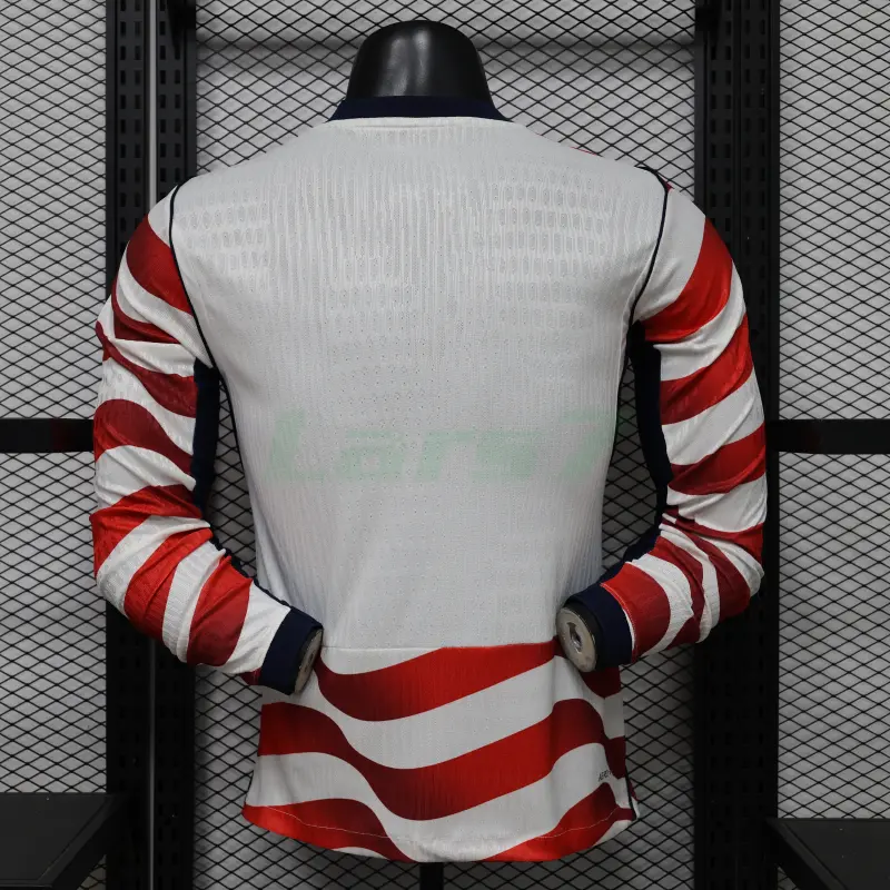 Camiseta EE.UU 1ª Equipación Mundial 2026 ML Rojo/Blanco (EDICIÓN JUGADOR)