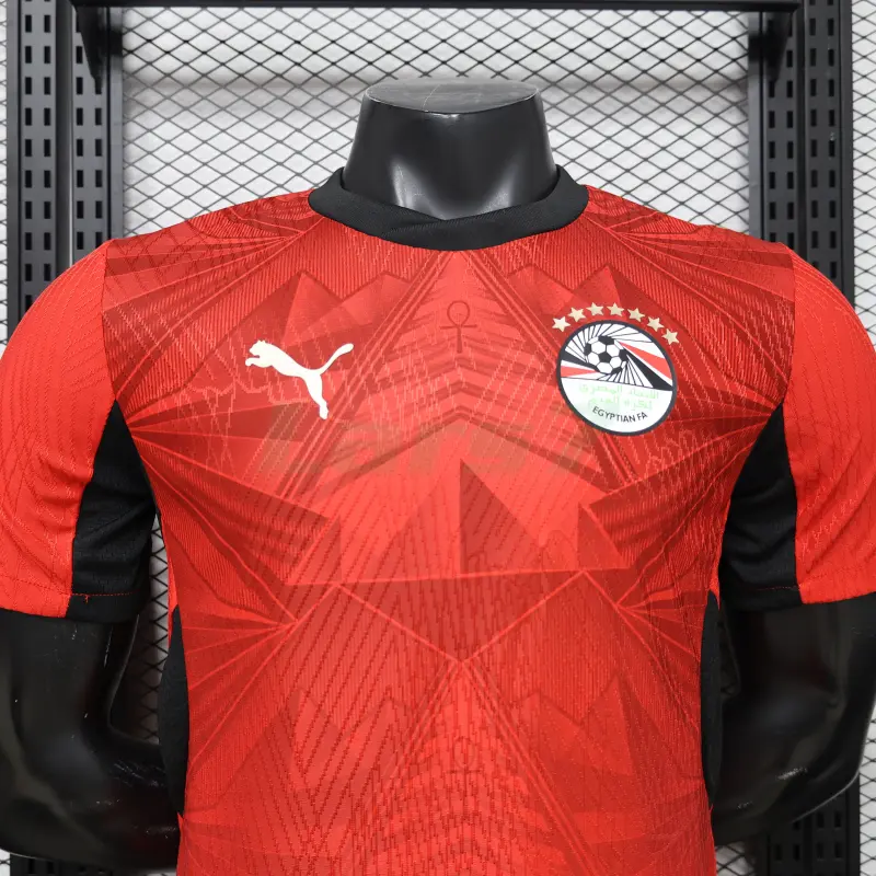 Camiseta Egipto 1ª Equipación Mundial 2026 Rojo (EDICIÓN JUGADOR)