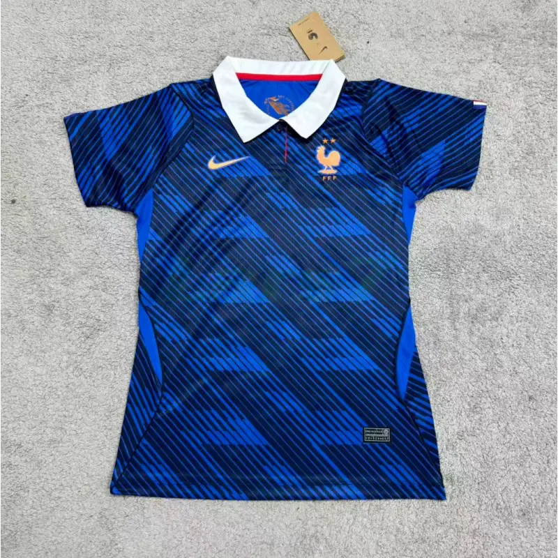 Camiseta Francia 1ª Equipación Mundial 2026 Azul Mujer