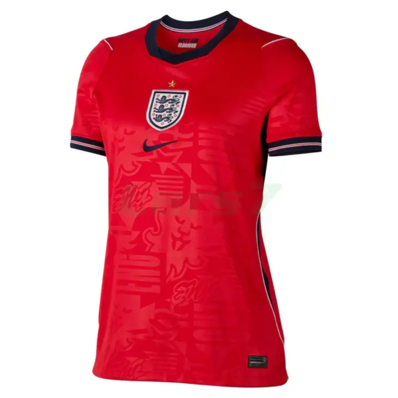 Camiseta Inglaterra 2ª Equipación Mundial 2026 Rojo Mujer