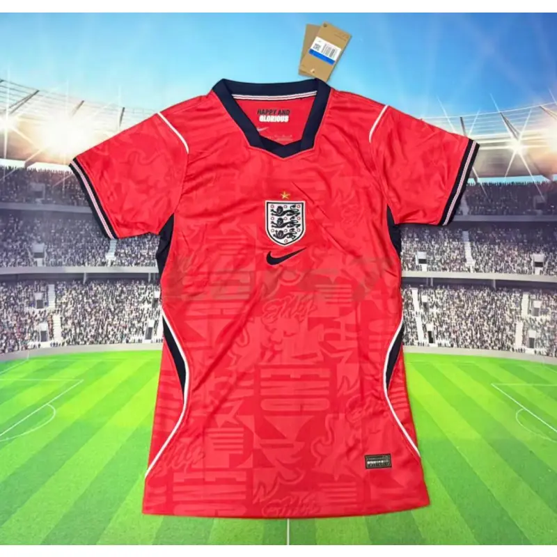 Camiseta Inglaterra 2ª Equipación Mundial 2026 Rojo Mujer