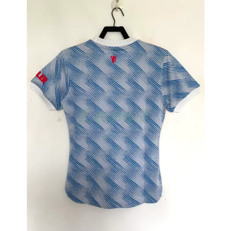 Camiseta Manchester United 2ª Equipación Retro 2021/2022 Azul (EDICIÓN JUGADOR)