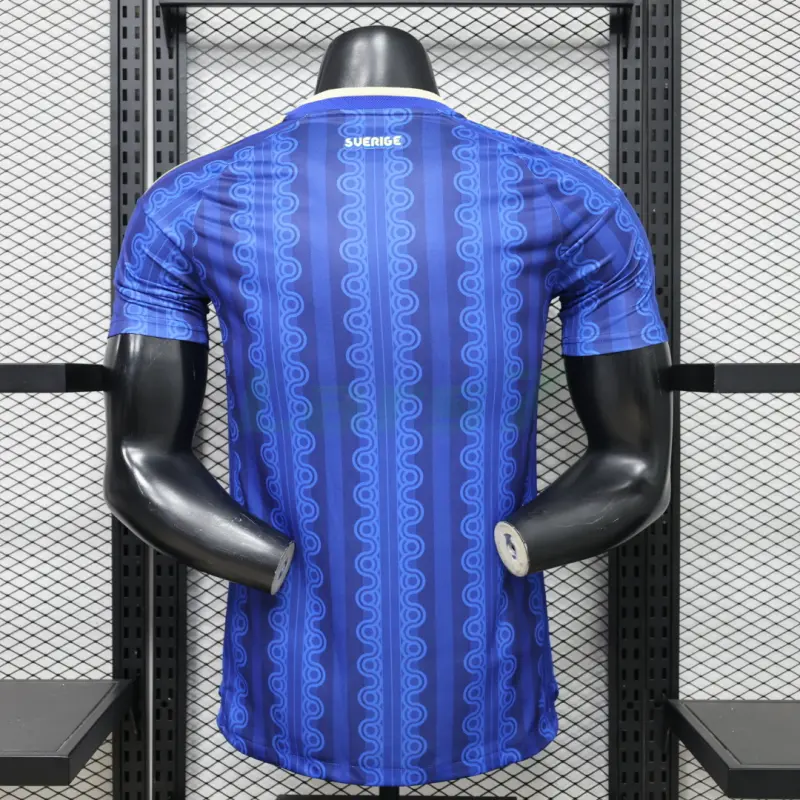 Camiseta Suecia 2ª Equipación Mundial 2026 Azul Oscuro (EDICIÓN JUGADOR)