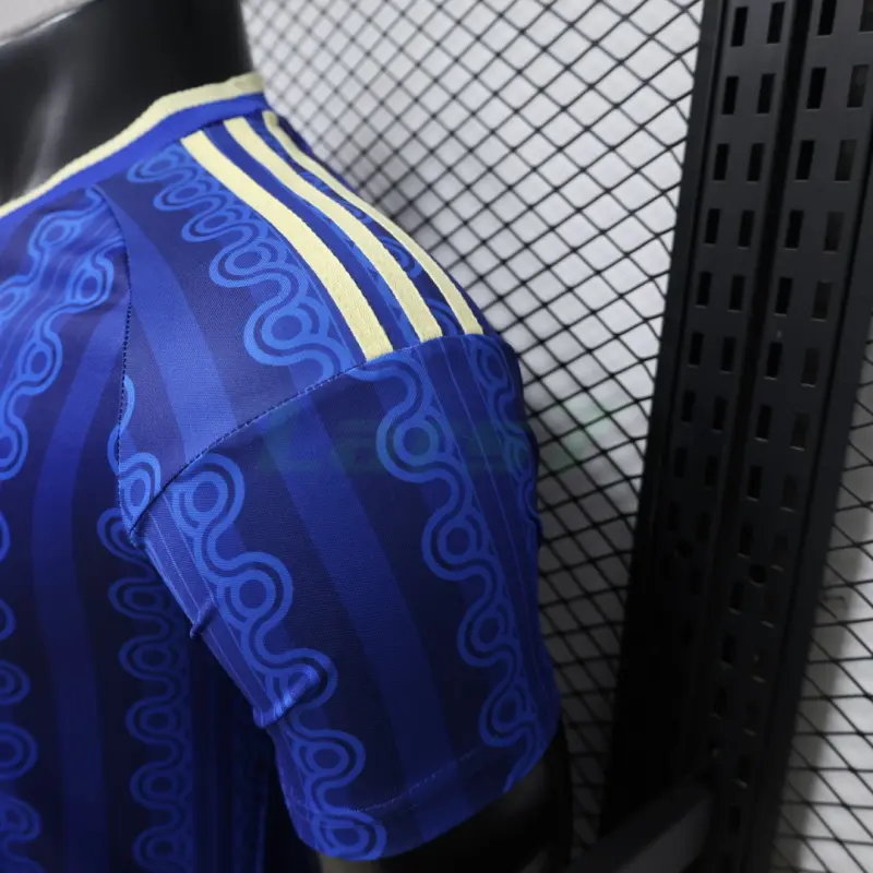Camiseta Suecia 2ª Equipación Mundial 2026 Azul Oscuro (EDICIÓN JUGADOR)