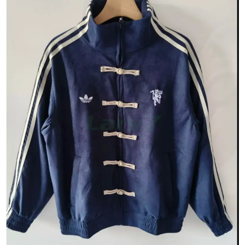 Chaqueta Manchester United 2026 Estilo Chino Azul Marino