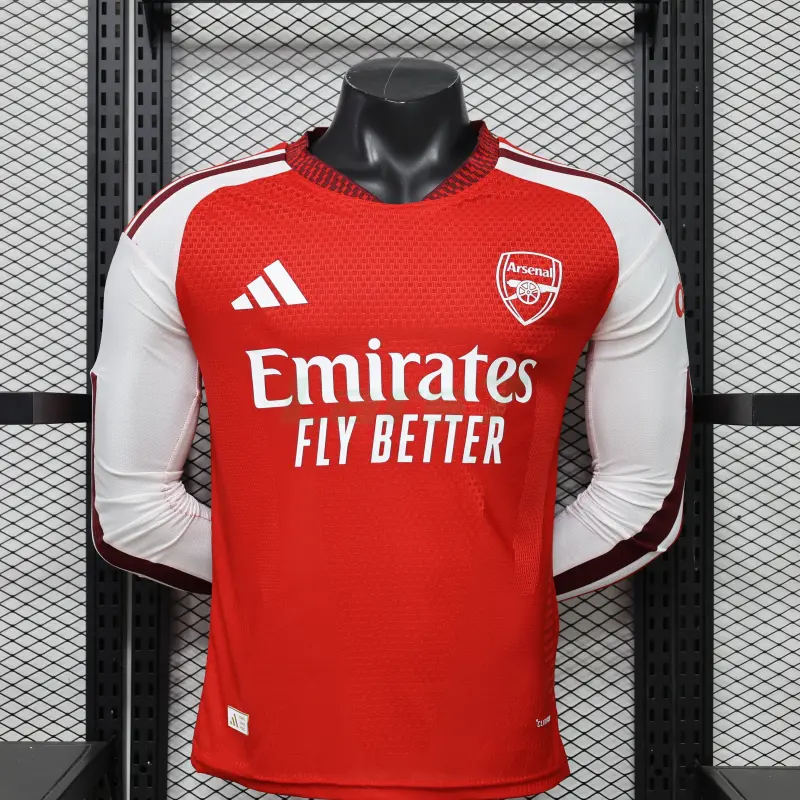 Camiseta Arsenal 1ª Equipación 2026/2027 ML Rojo (EDICIÓN JUGADOR)