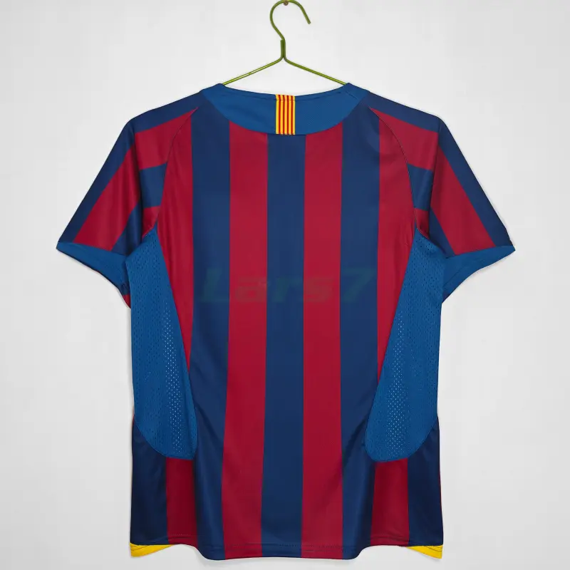 Camiseta Barcelona 1ª Equipación 2005/06 Rojo/Azul Jornada Retro