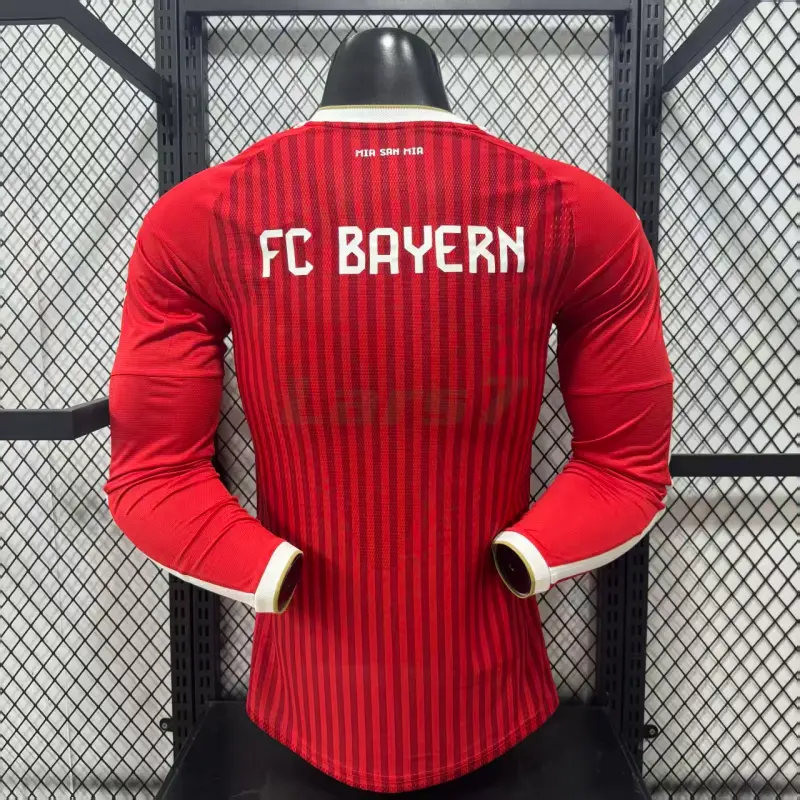 Camiseta Bayern Múnich 1ª Equipación 2026/2027 ML Rojo (EDICIÓN JUGADOR)