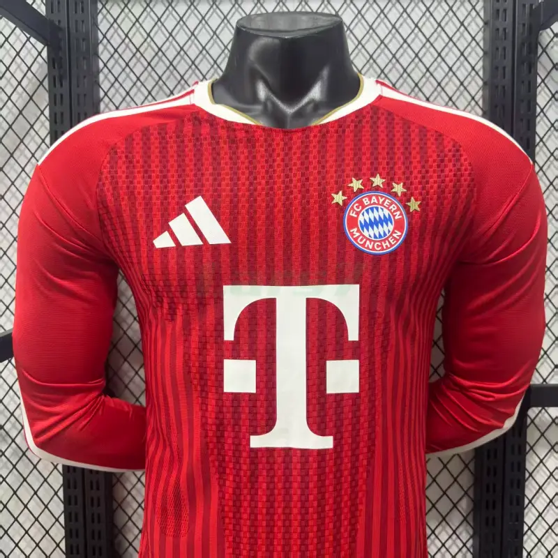 Camiseta Bayern Múnich 1ª Equipación 2026/2027 ML Rojo (EDICIÓN JUGADOR)